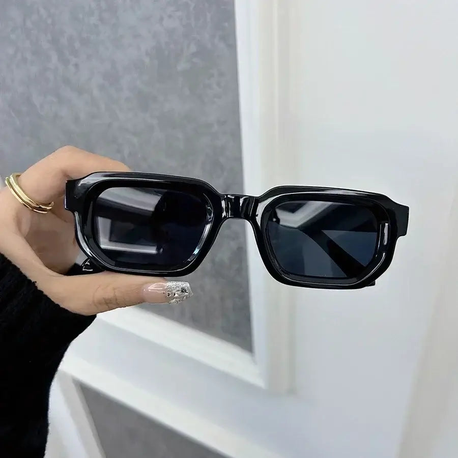Gafas de Sol Rectangulares con Lentes Espejo — Estilo Fashion Unisex