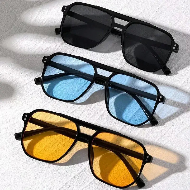 Gafas de Sol Vintage Unisex UV400 — Montura Cuadrada