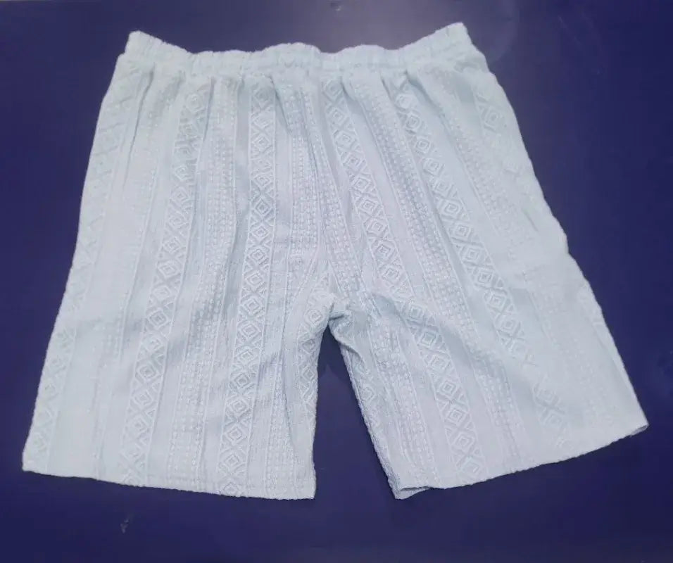 Men's Jacquard Casual Shorts Summer Harajuku Solid Sweatpants Fashion Men Short Pants Retro Men Clothes Roupas Streetwear New